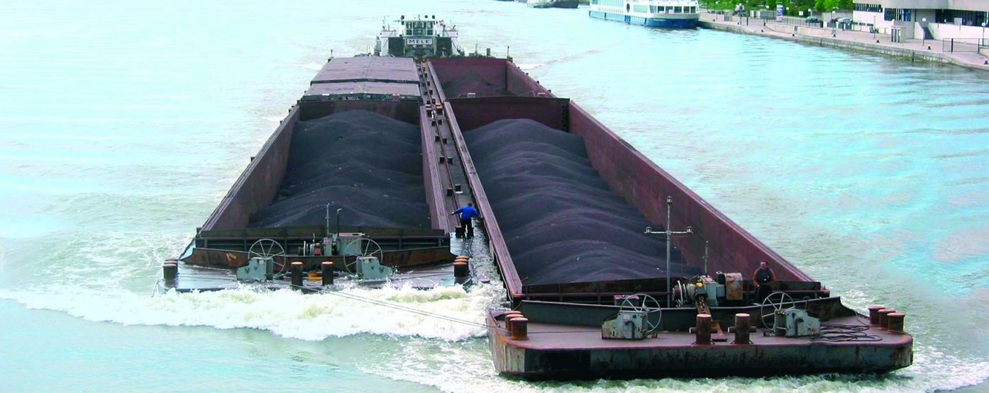 Up to 12 barges on the Danube